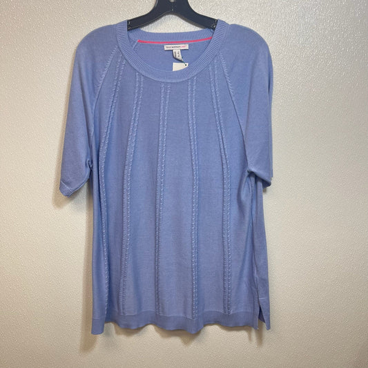 Sweater Short Sleeve By Isaac Mizrahi Live Qvc  Size: L