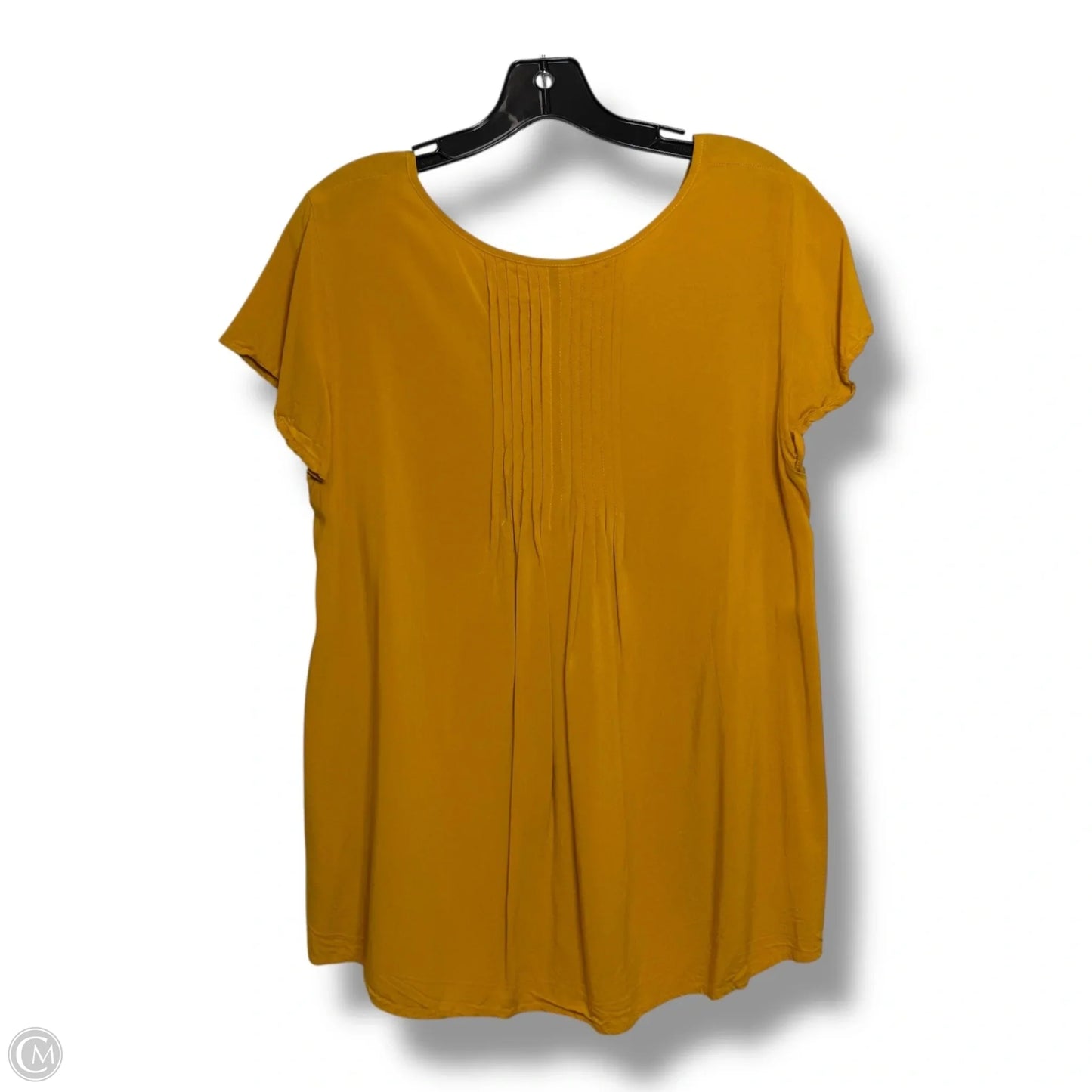 Top Short Sleeve By Torrid In Gold, Size: L
