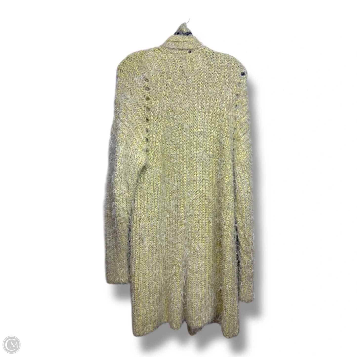 Cardigan By Anthropologie In Yellow, Size: 1x