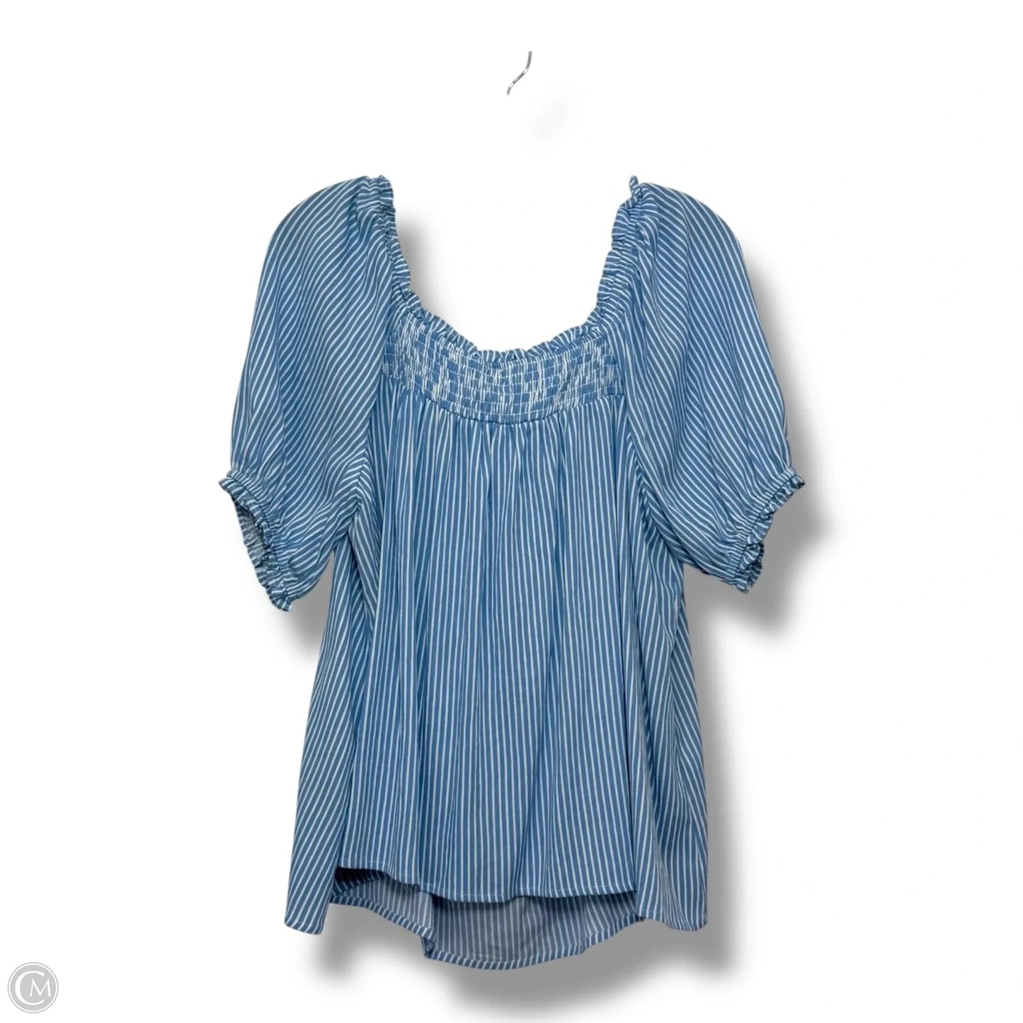 Top Short Sleeve By Torrid In Blue, Size: 0