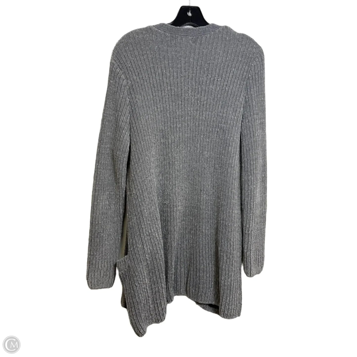 Cardigan By Liz Claiborne In Grey, Size: L