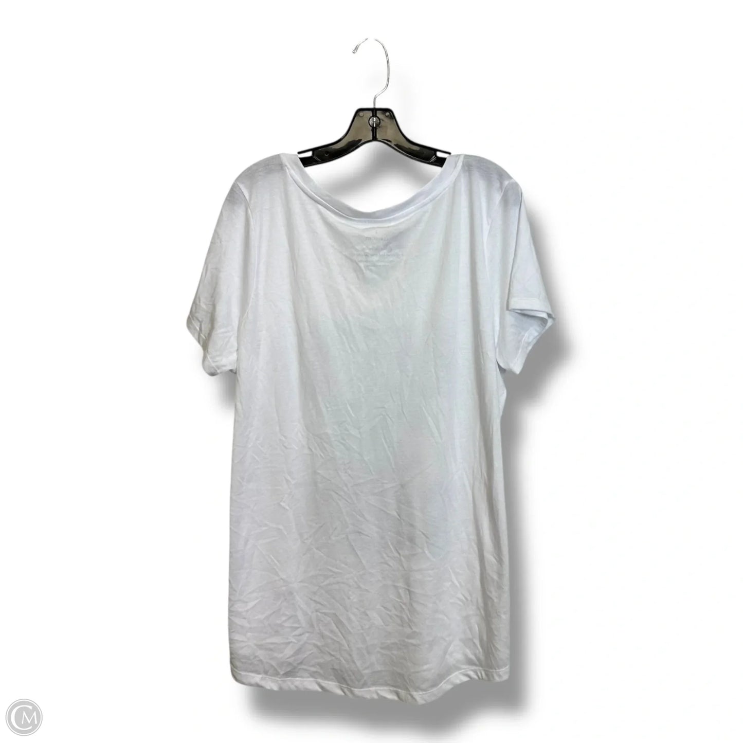 Top Short Sleeve Basic By Torrid In White, Size: 2x