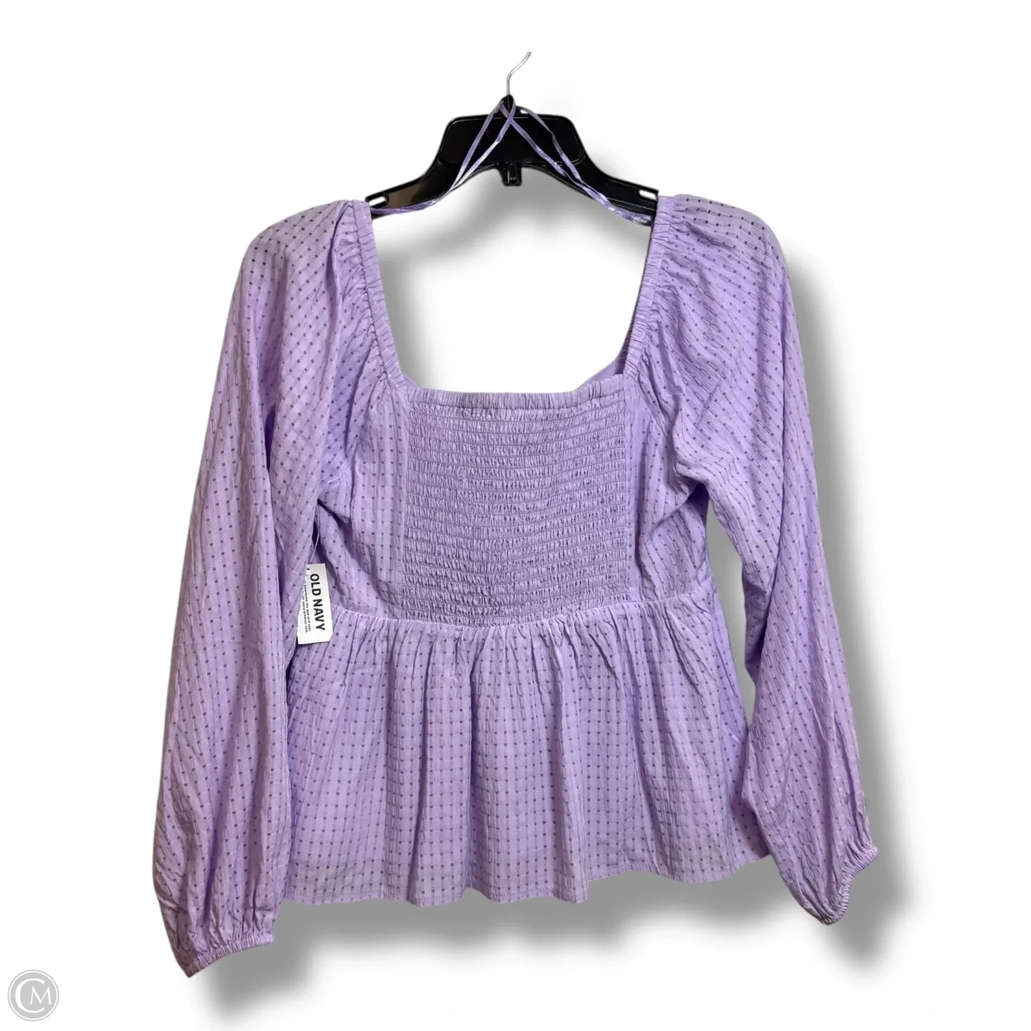 Top Long Sleeve By Old Navy In Purple, Size: S