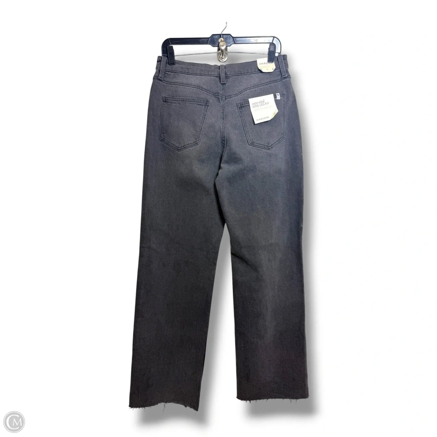 Jeans Wide Leg By Sneak Peek In Black, Size: 8