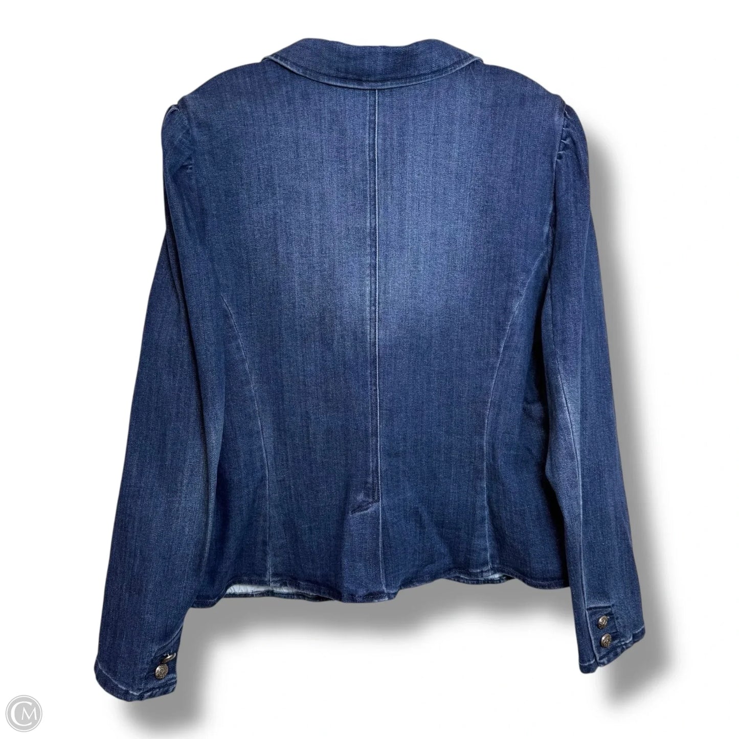 Jacket Denim By Inc In Blue Denim, Size: Xxl