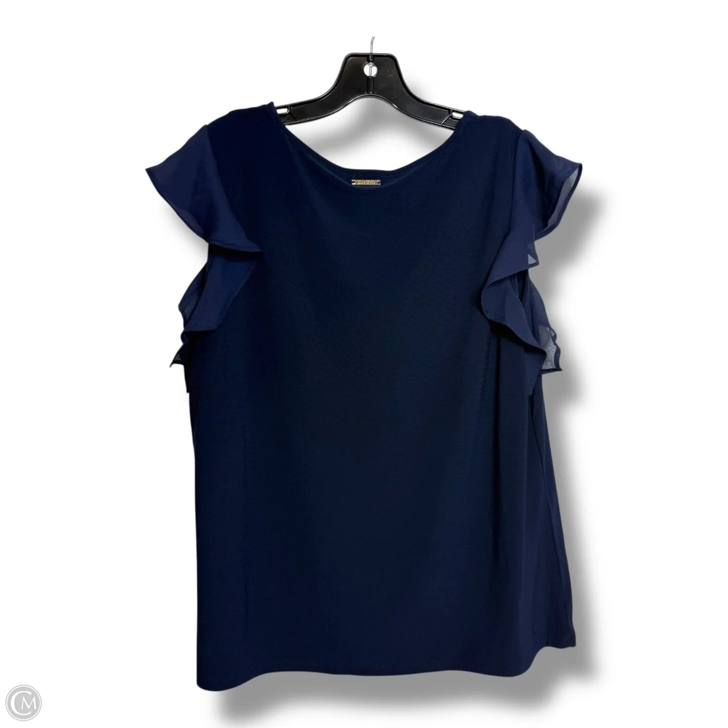 Top Sleeveless By Nine West Apparel In Navy, Size: L