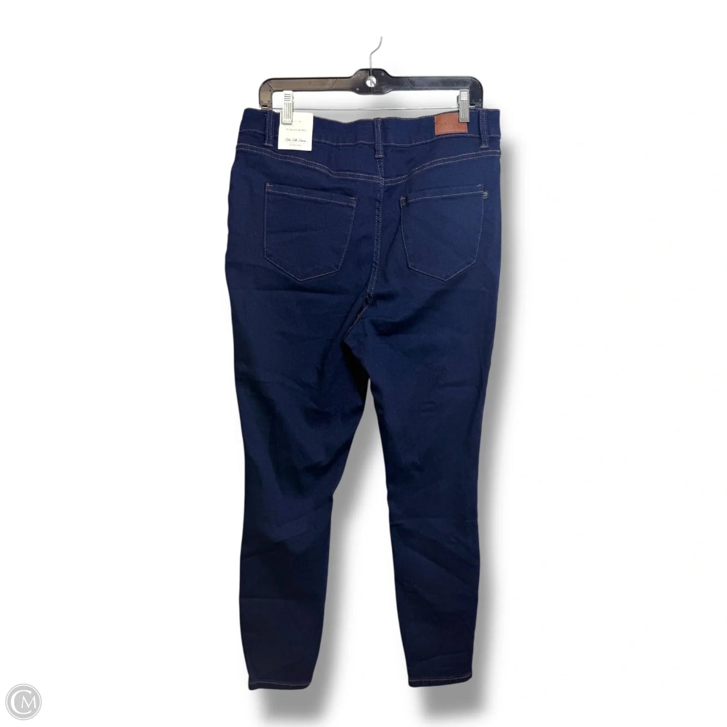 Jeans Skinny By Tahari By Arthur Levine In Blue Denim, Size: 14