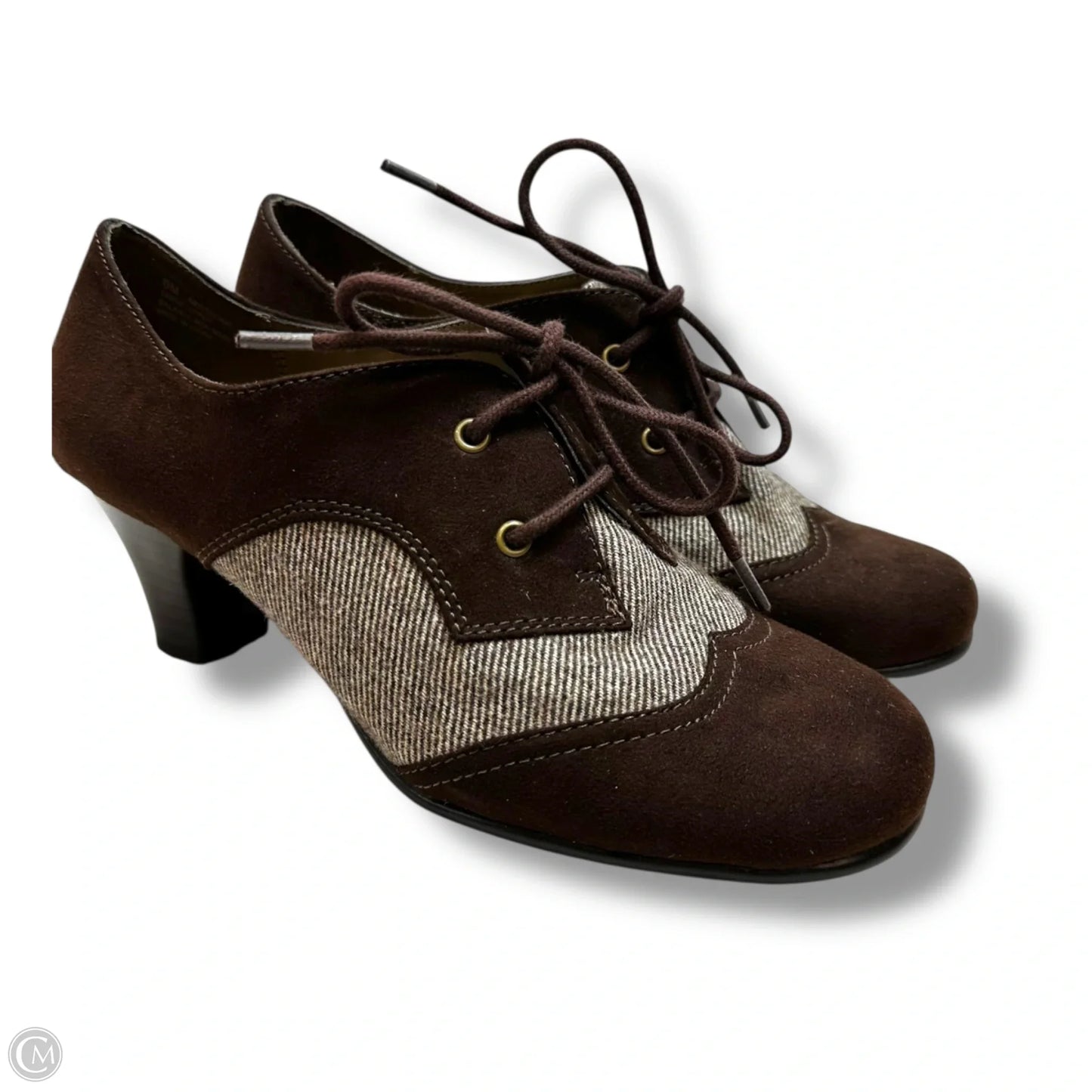 Shoes Heels Block By Aerosoles In Brown, Size: 6