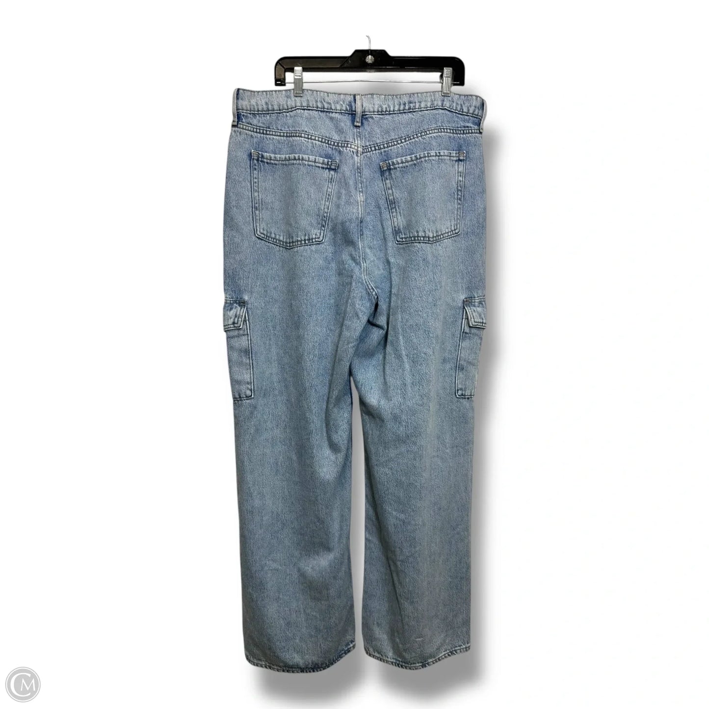 Jeans Wide Leg By Old Navy In Blue Denim, Size: 16