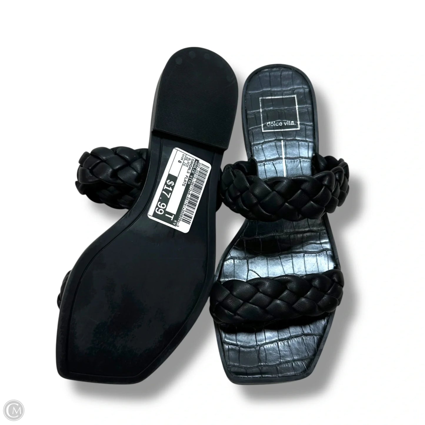 Sandals Flats By Dolce Vita In Black, Size: 8