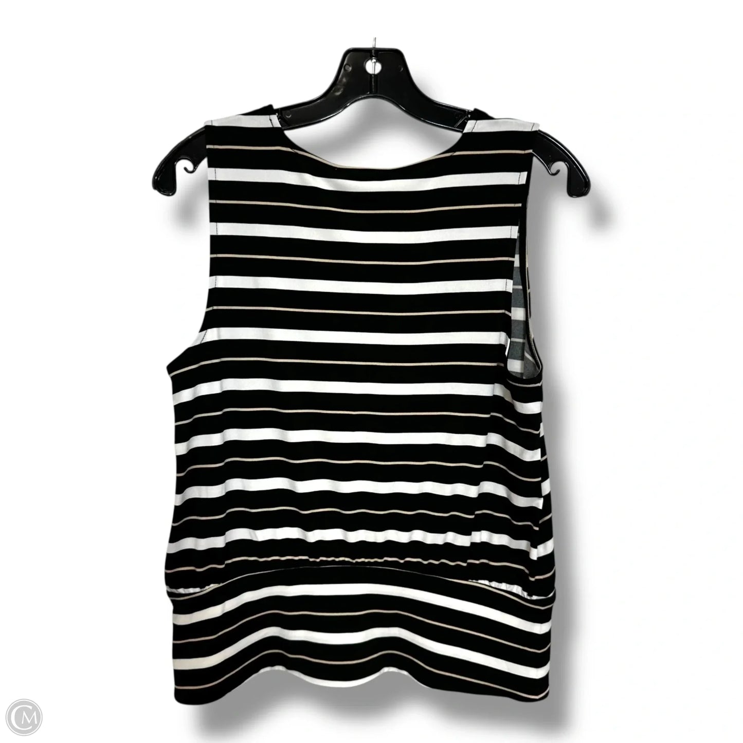 Top Sleeveless By White House Black Market In Striped Pattern, Size: S