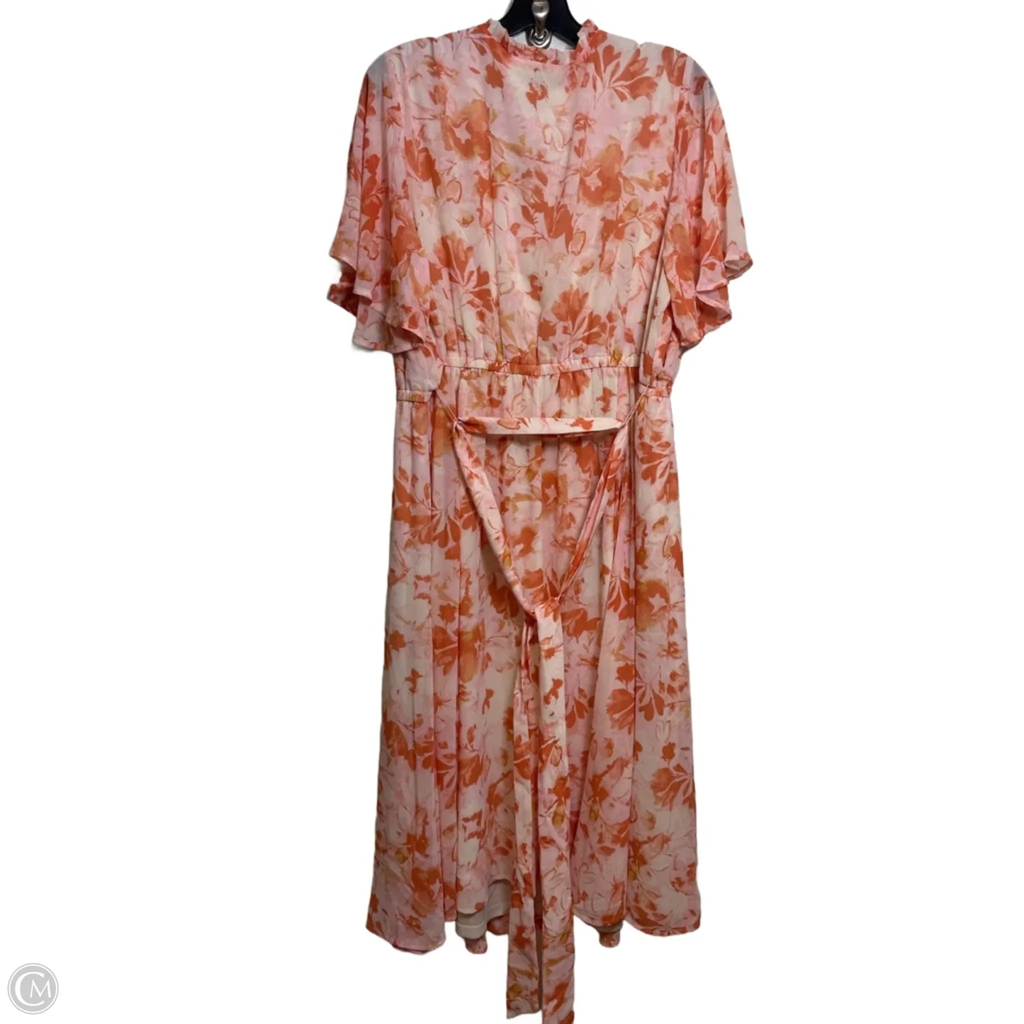 Dress Casual Midi By Torrid In Orange, Size: 2x