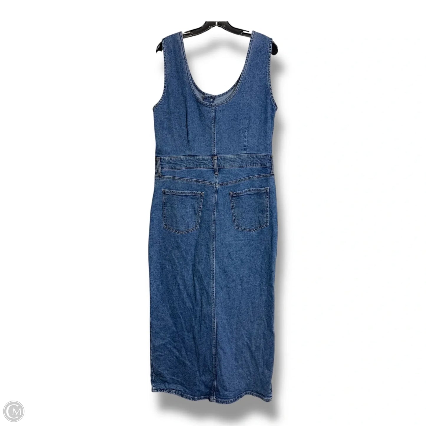 Dress Casual Maxi By Clothes Mentor In Blue Denim, Size: Xl