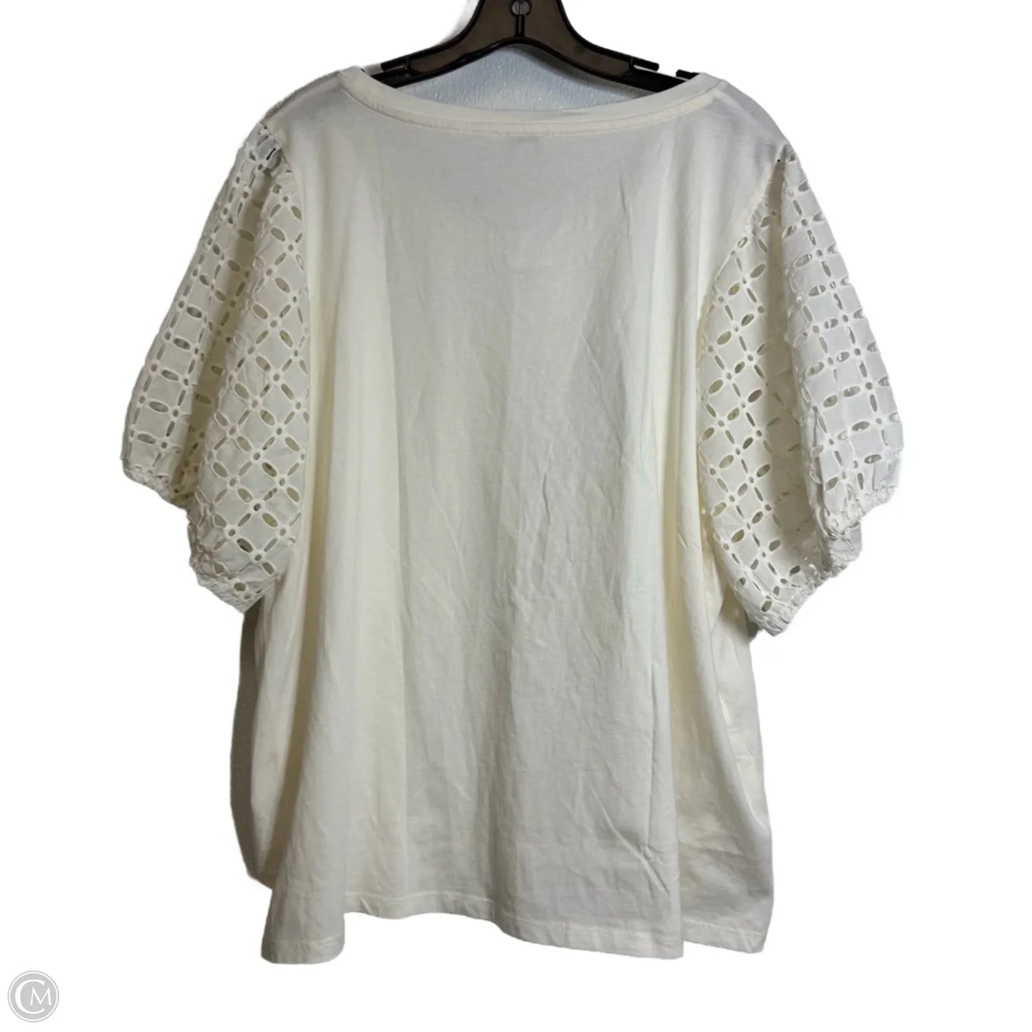 Top Short Sleeve Basic By J. Crew In Ivory