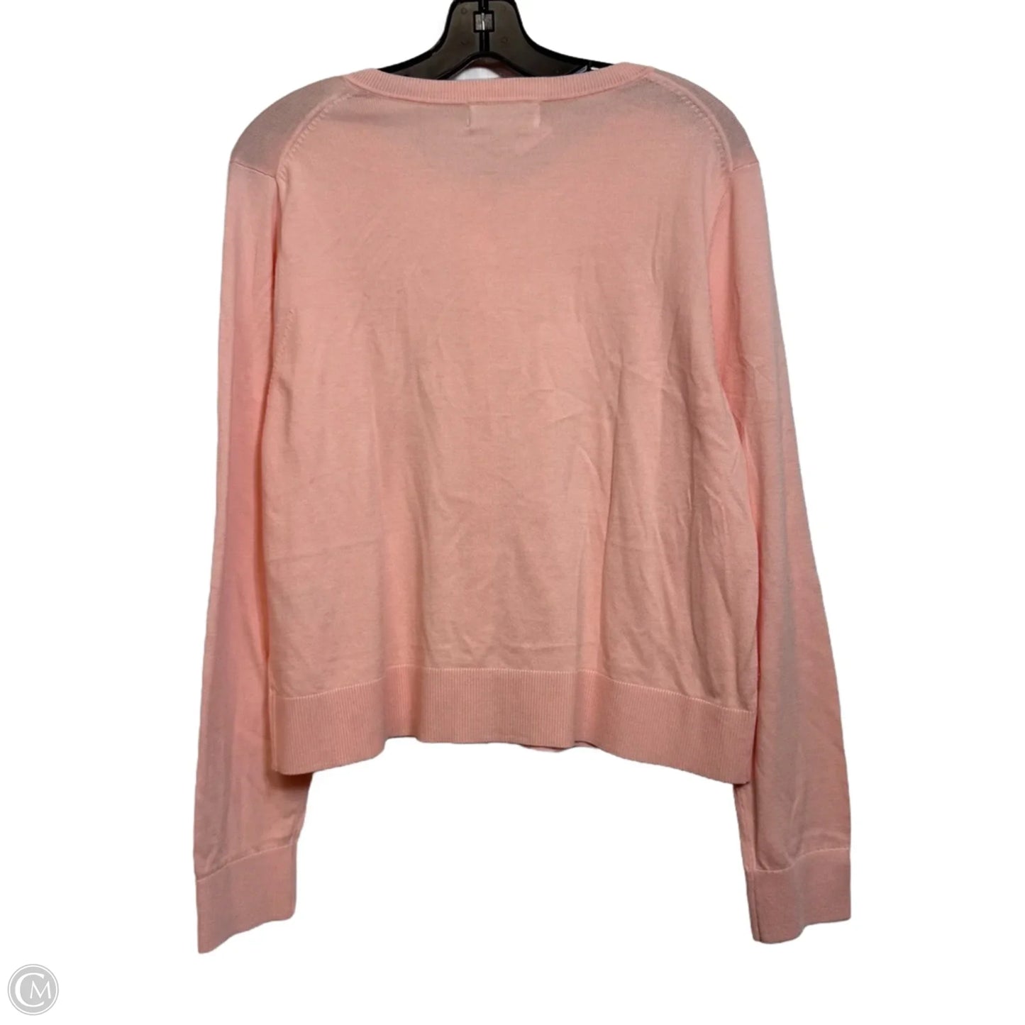 Cardigan By Banana Republic In Peach, Size: Xl