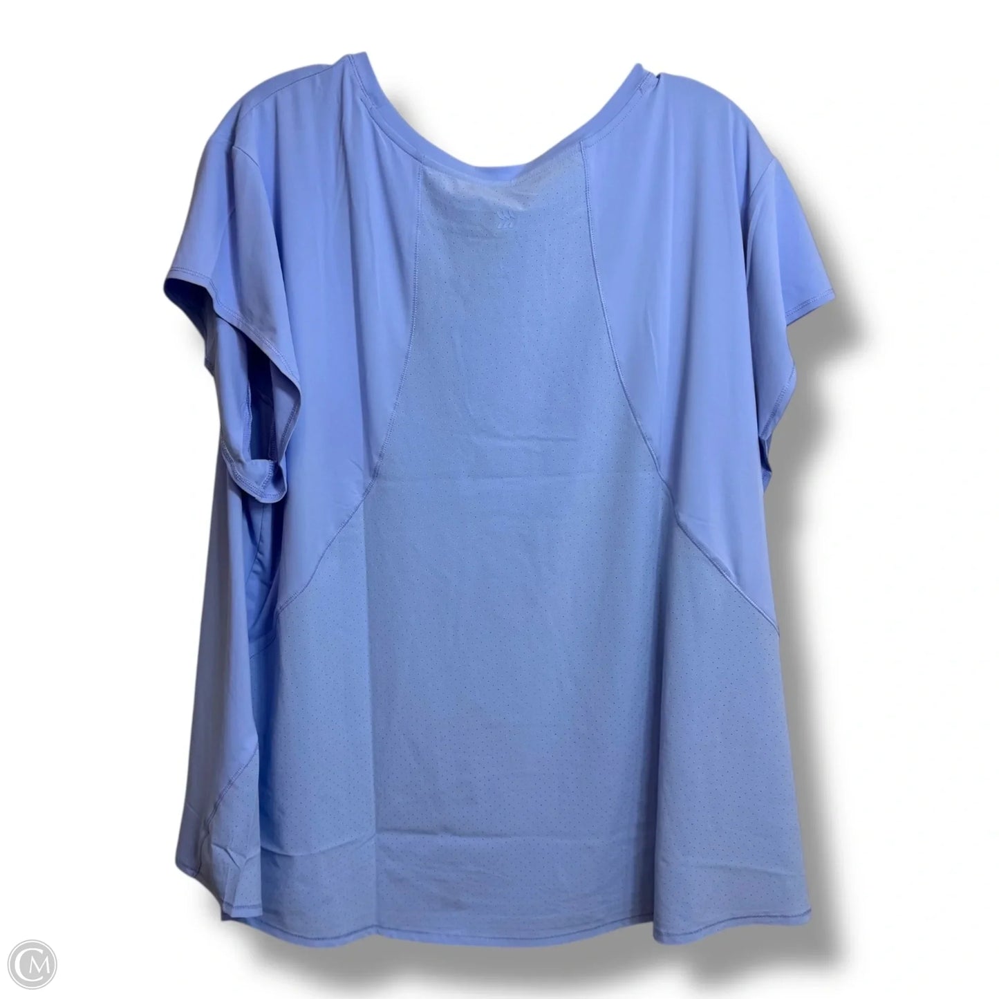 Athletic Top Short Sleeve By All In Motion In Blue, Size: 3x