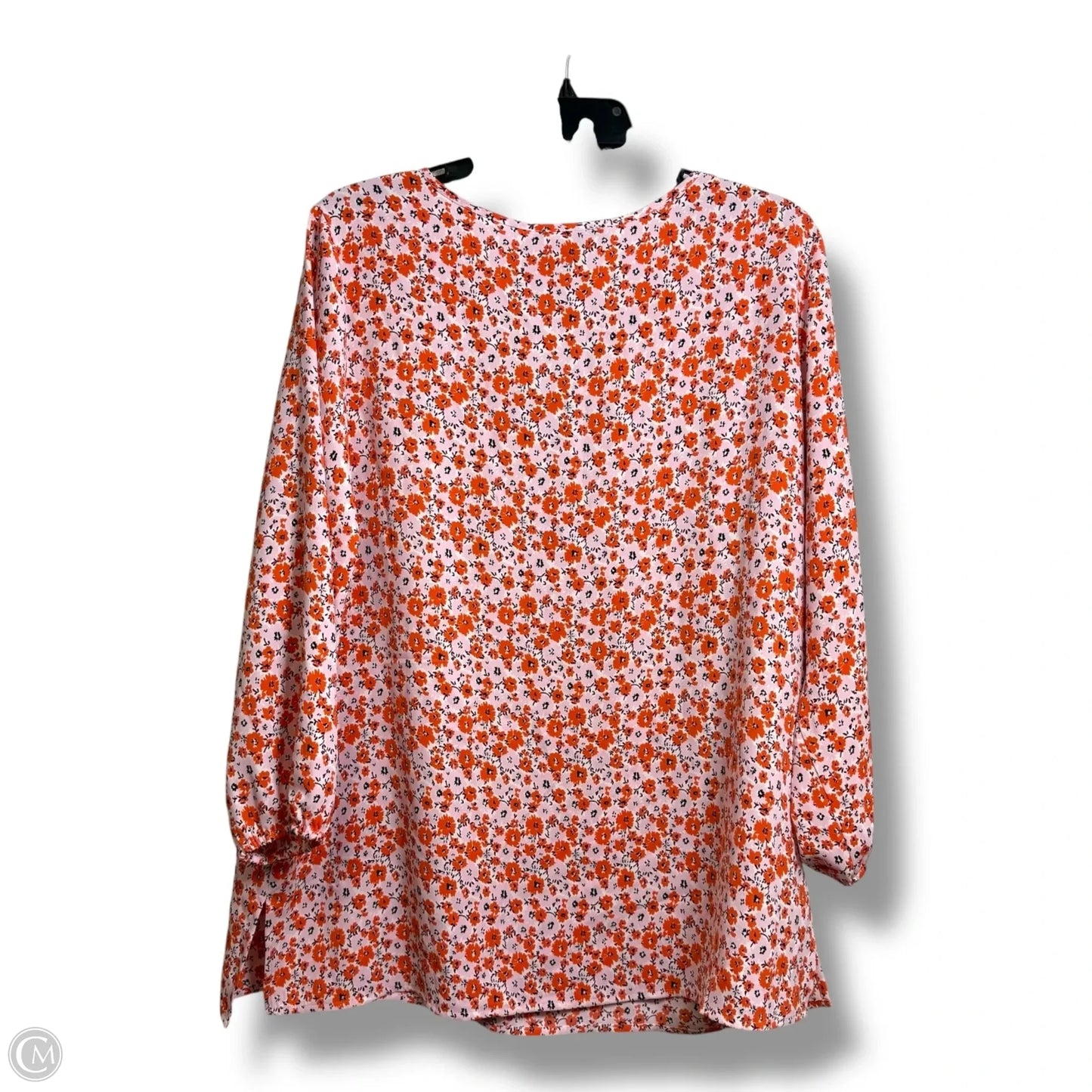 Top Long Sleeve By Cmf In Floral Print, Size: Xl