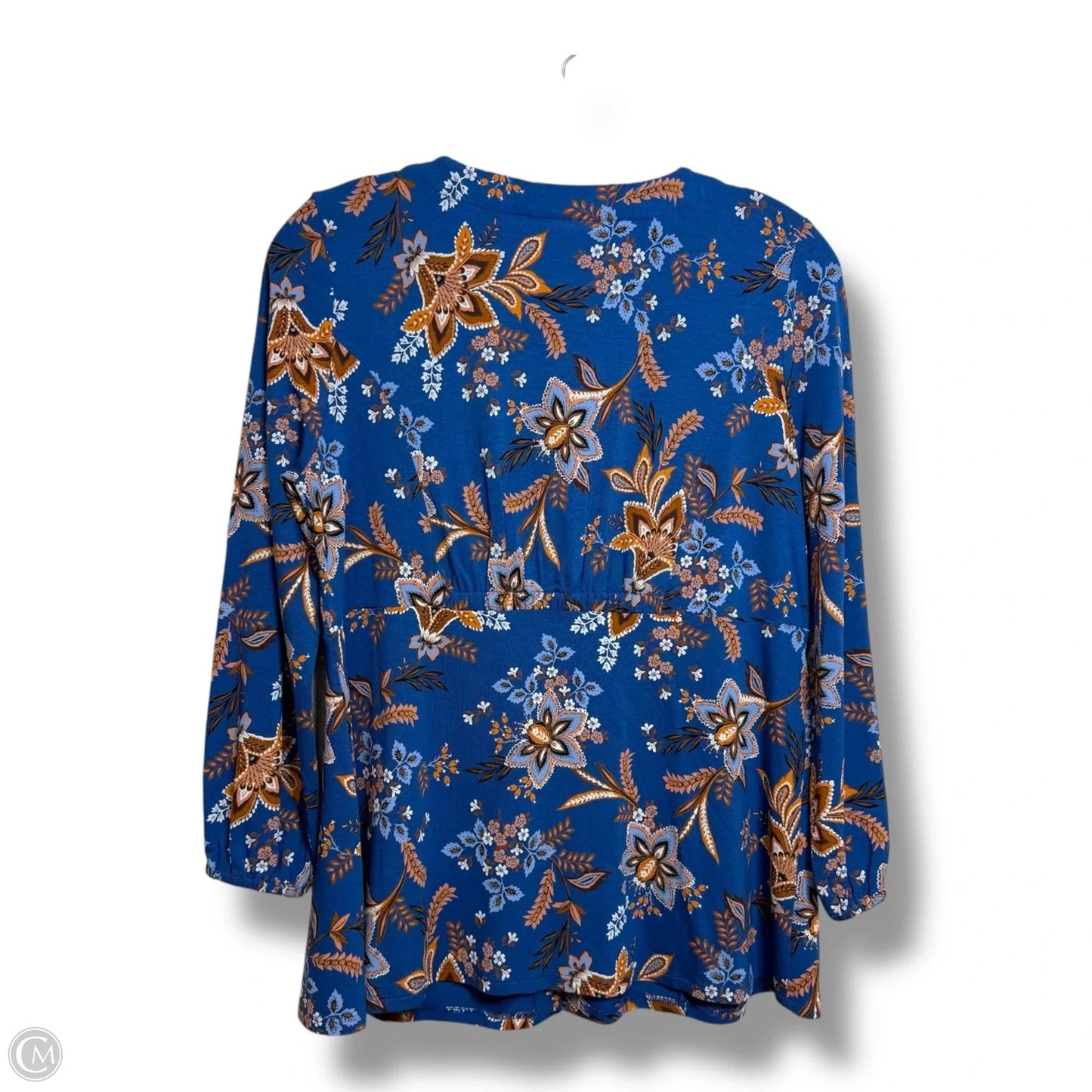 Top Long Sleeve By J. Jill In Blue, Size: Xsp