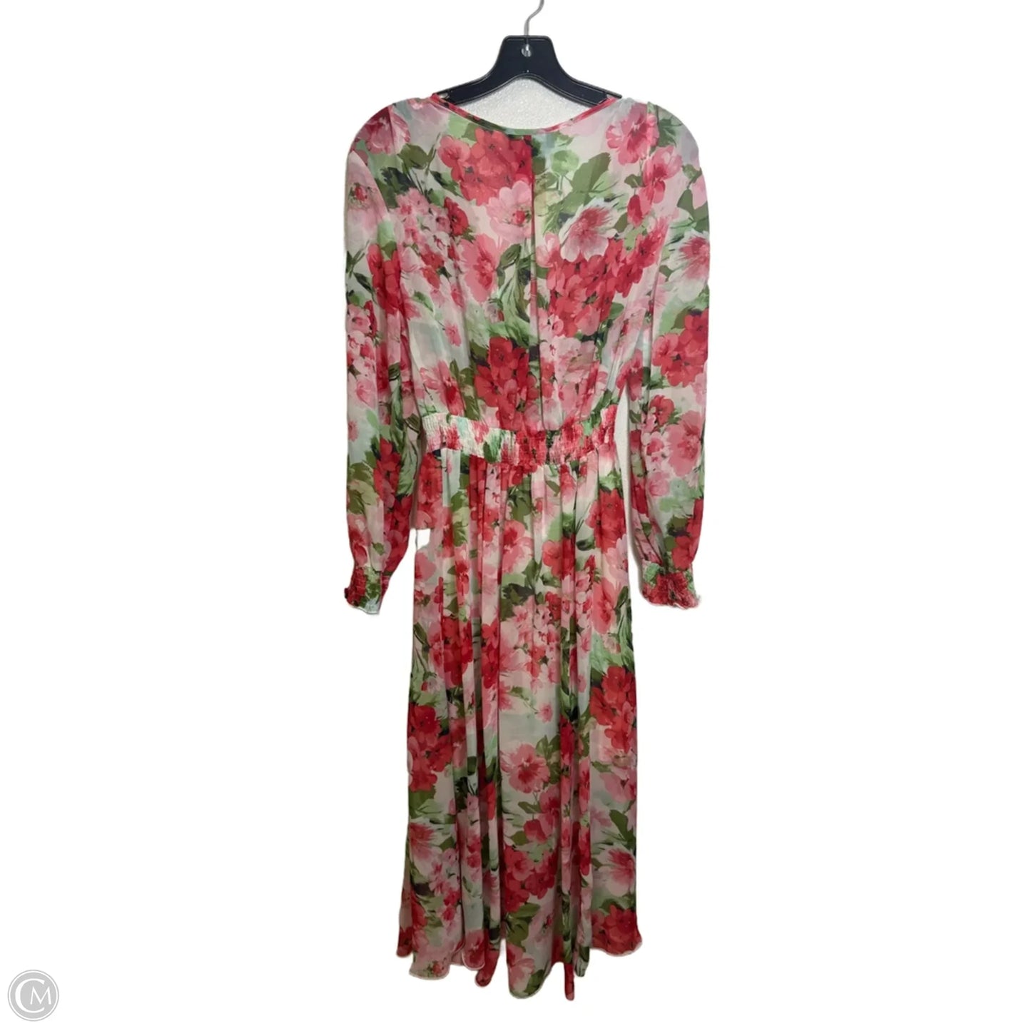 Dress Party Midi By Clothes Mentor In Floral Print, Size: 6