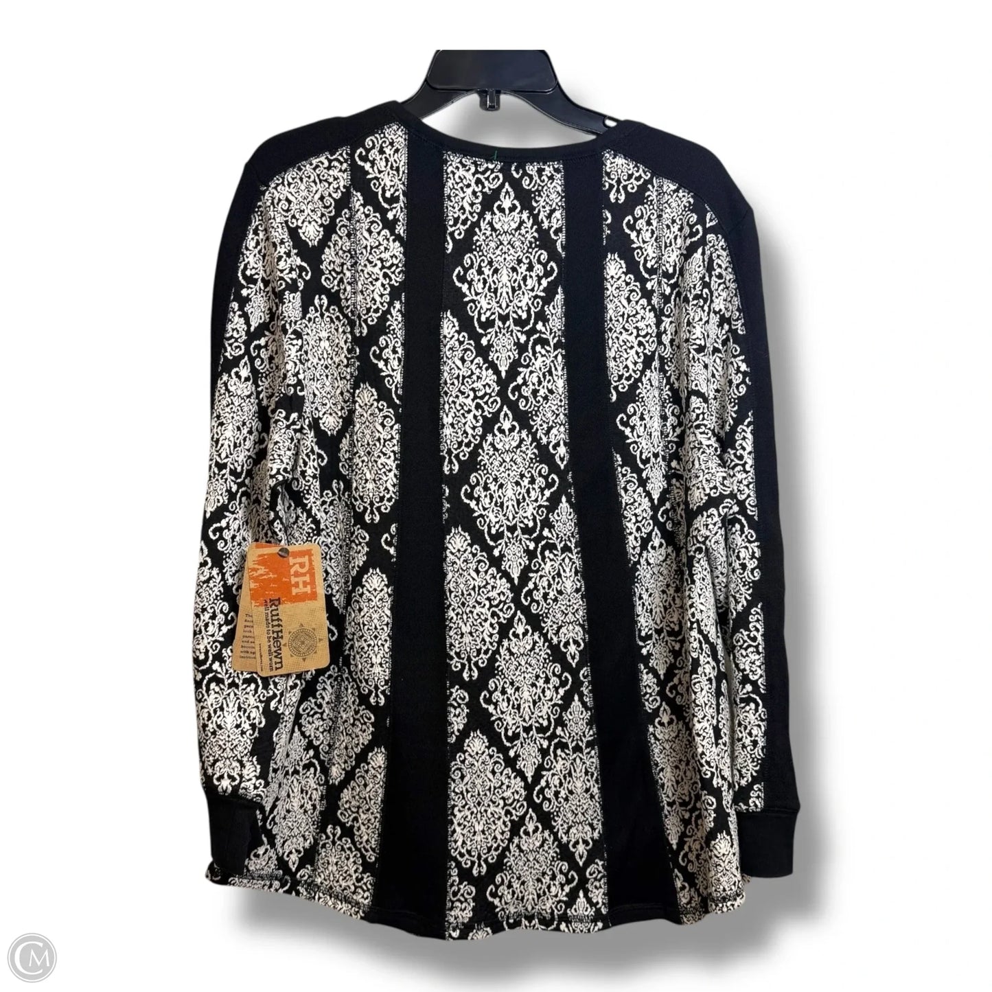 Top Long Sleeve By Ruff Hewn In Black, Size: 2x