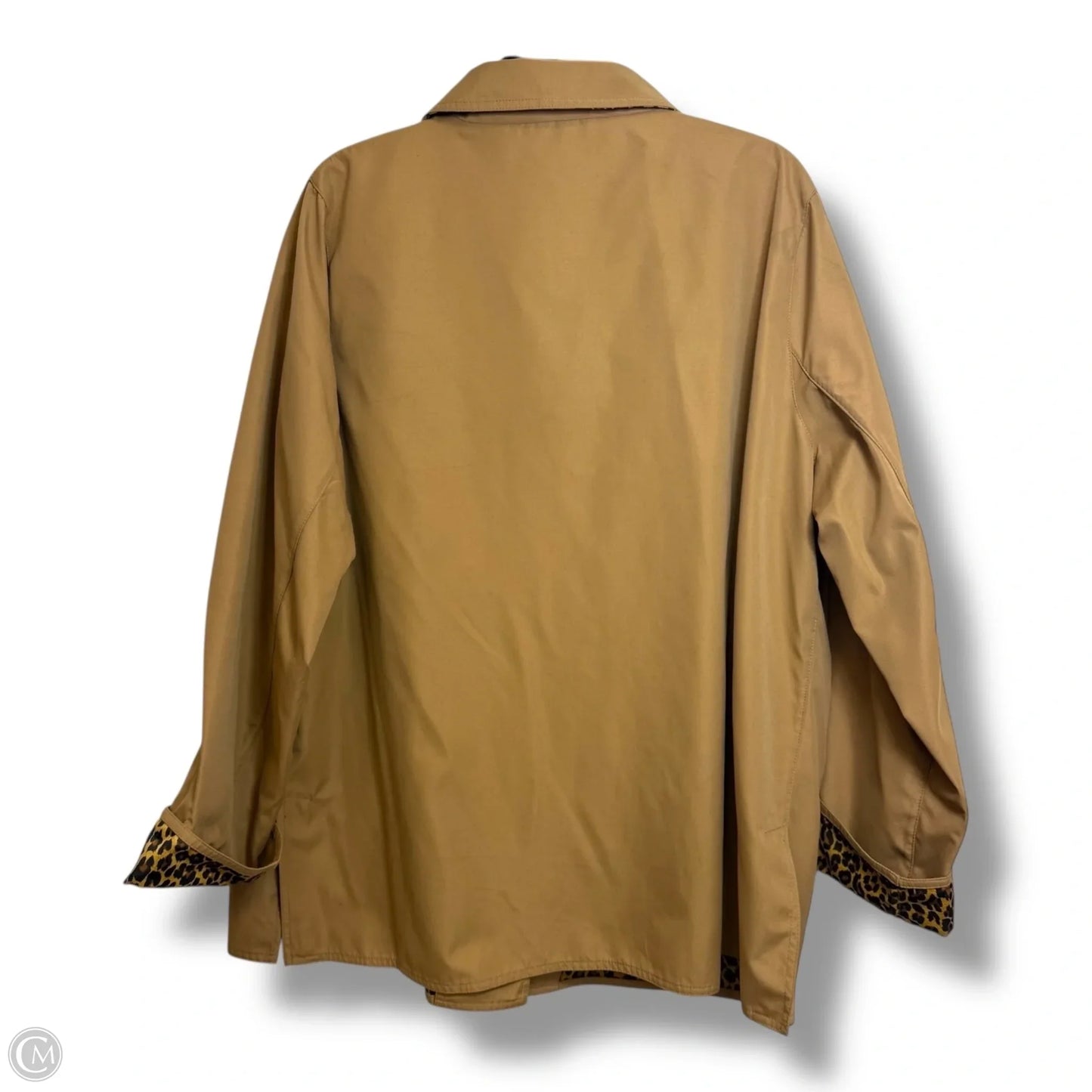 Jacket Other By Dennis Basso Qvc In Tan, Size: 1x
