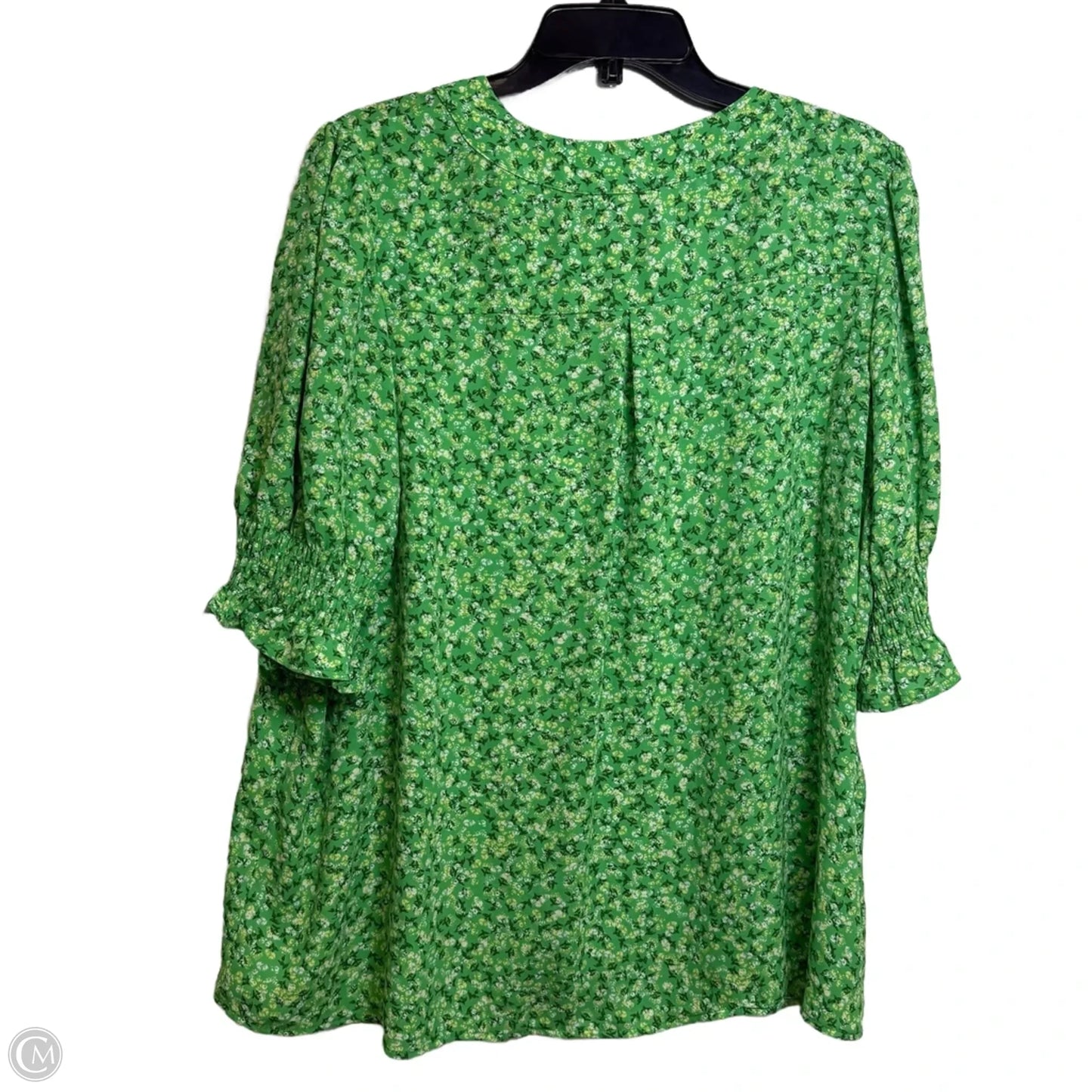 Top Short Sleeve By Jones New York In Green, Size: 1x