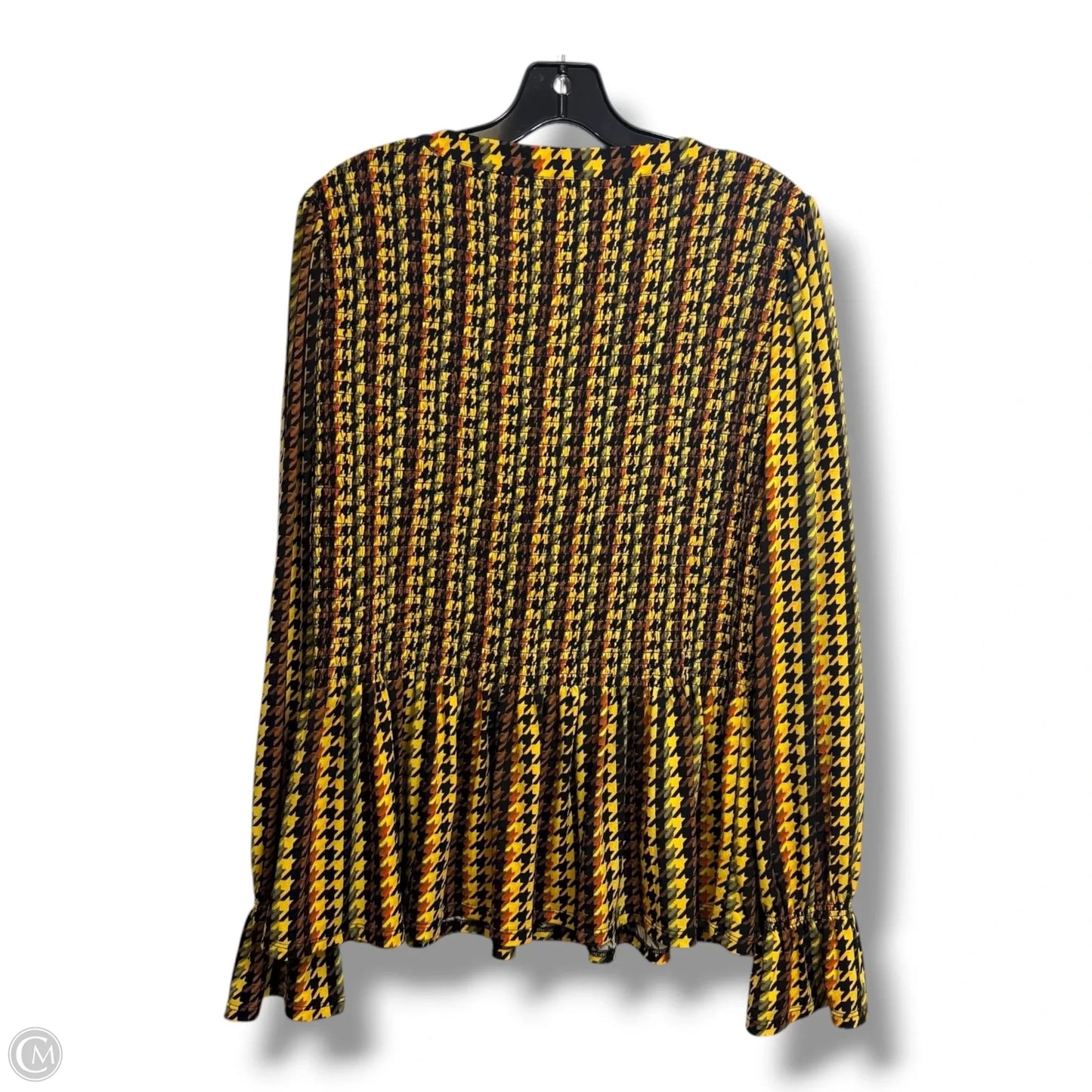 Top Long Sleeve By Belldini In Yellow, Size: L