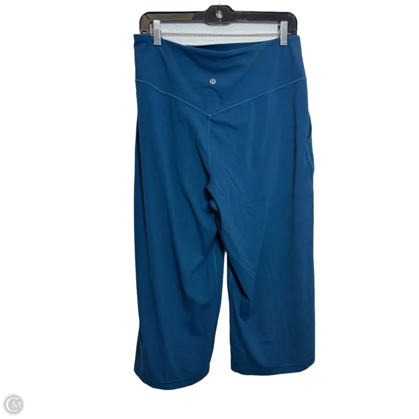 Athletic Capris By Lululemon In Blue, Size: 12