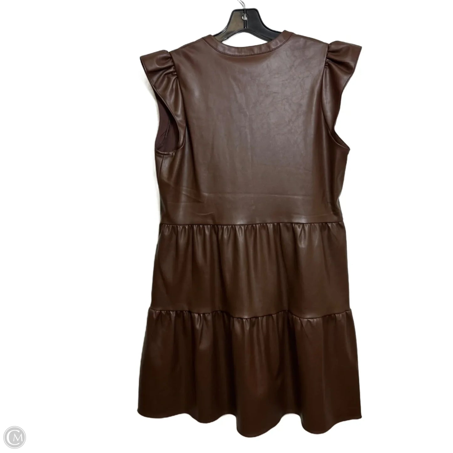 Dress Casual Short By Evereve In Brown, Size: M