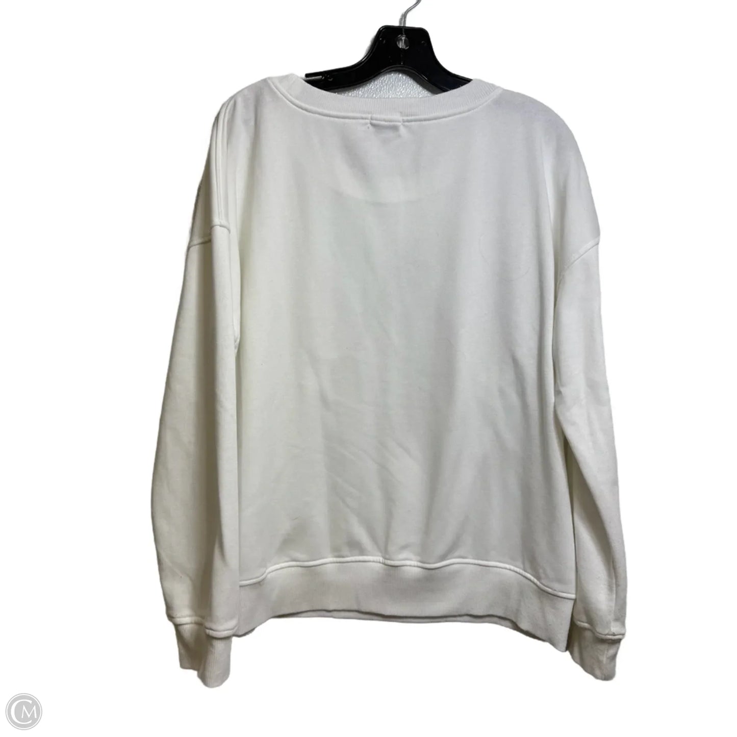Top Long Sleeve By Why Dress In White, Size: Xxl
