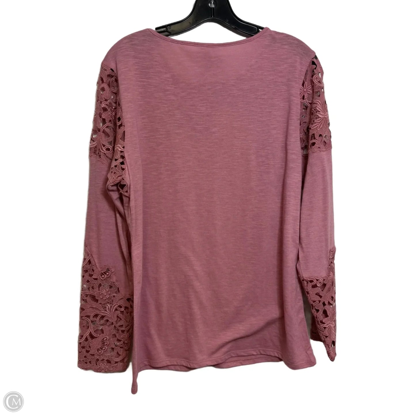 Top Long Sleeve By Sundance In Rose Gold, Size: L