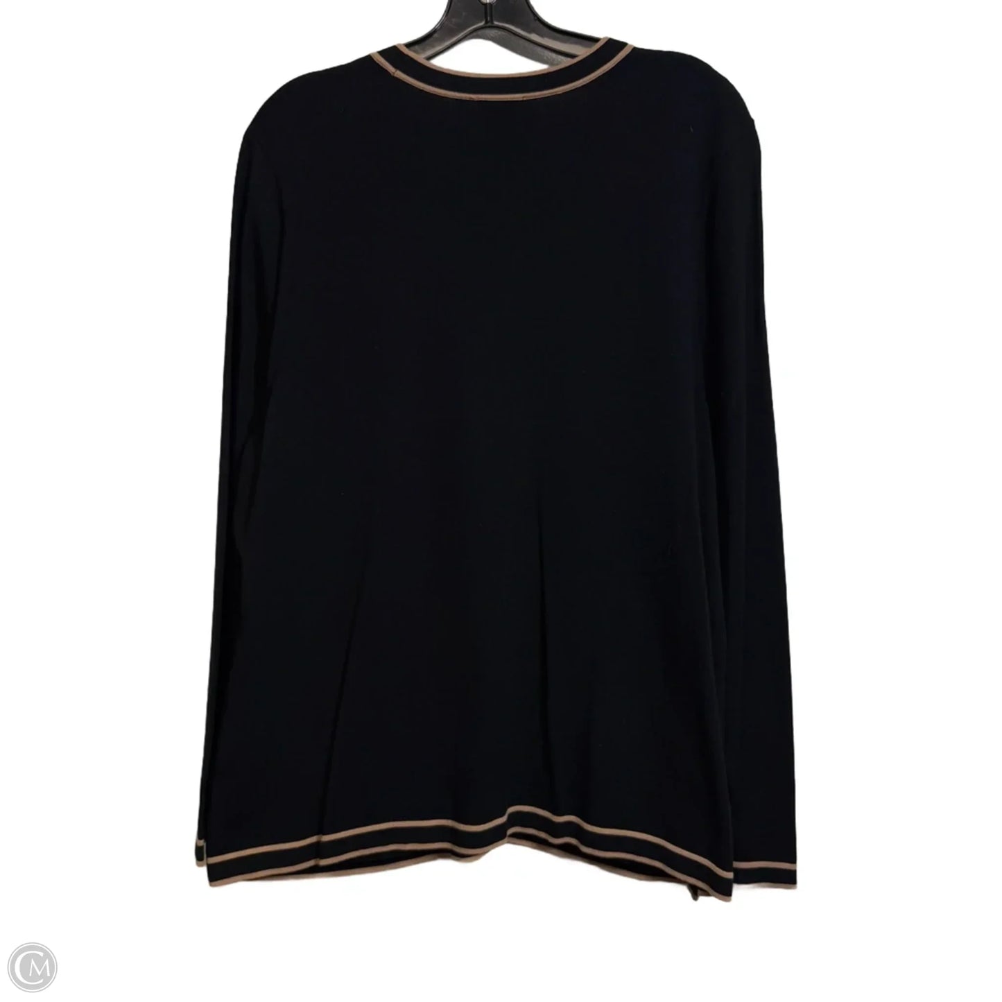 Cardigan By Talbots In Black, Size: Xl