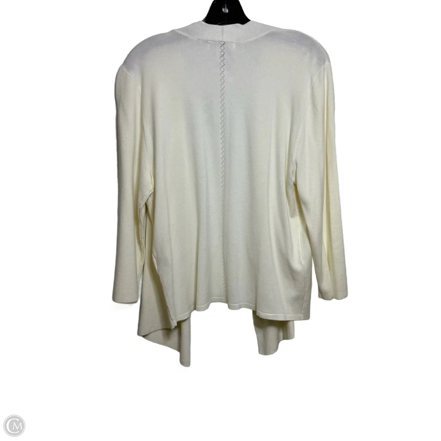 Cardigan By Christopher And Banks In Ivory, Size: Xl