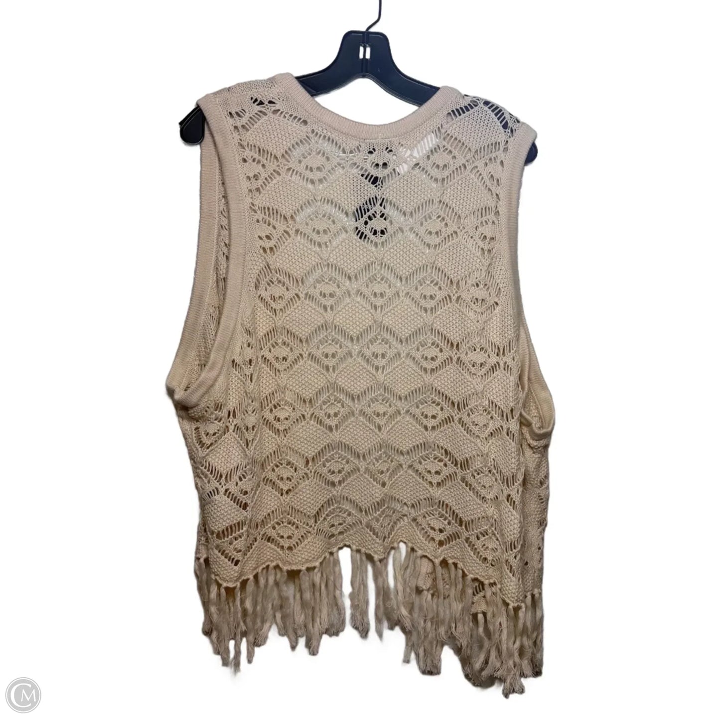 Vest Other By Torrid In Ivory, Size: 4x