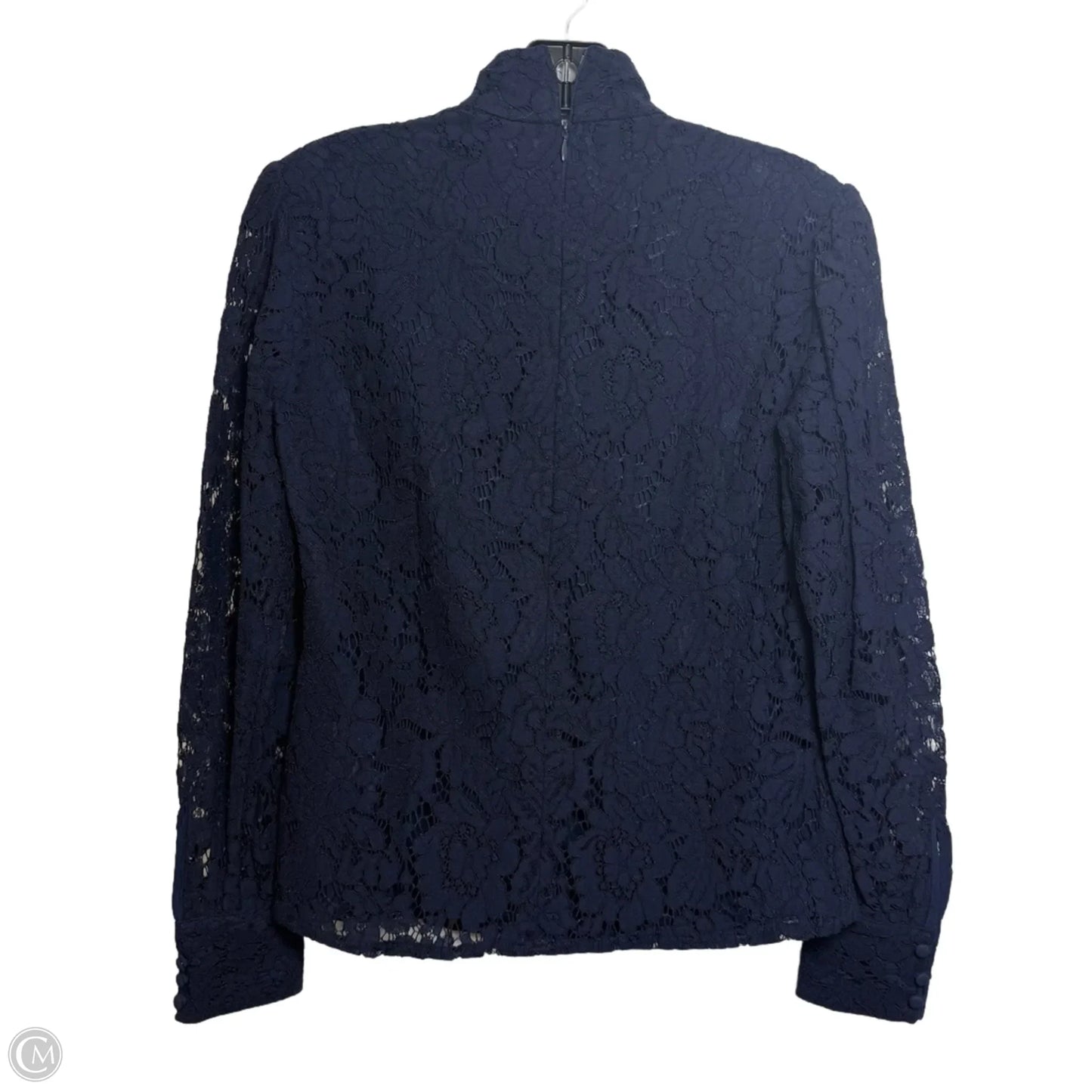 Top Long Sleeve By Lauren By Ralph Lauren In Navy, Size: 0p