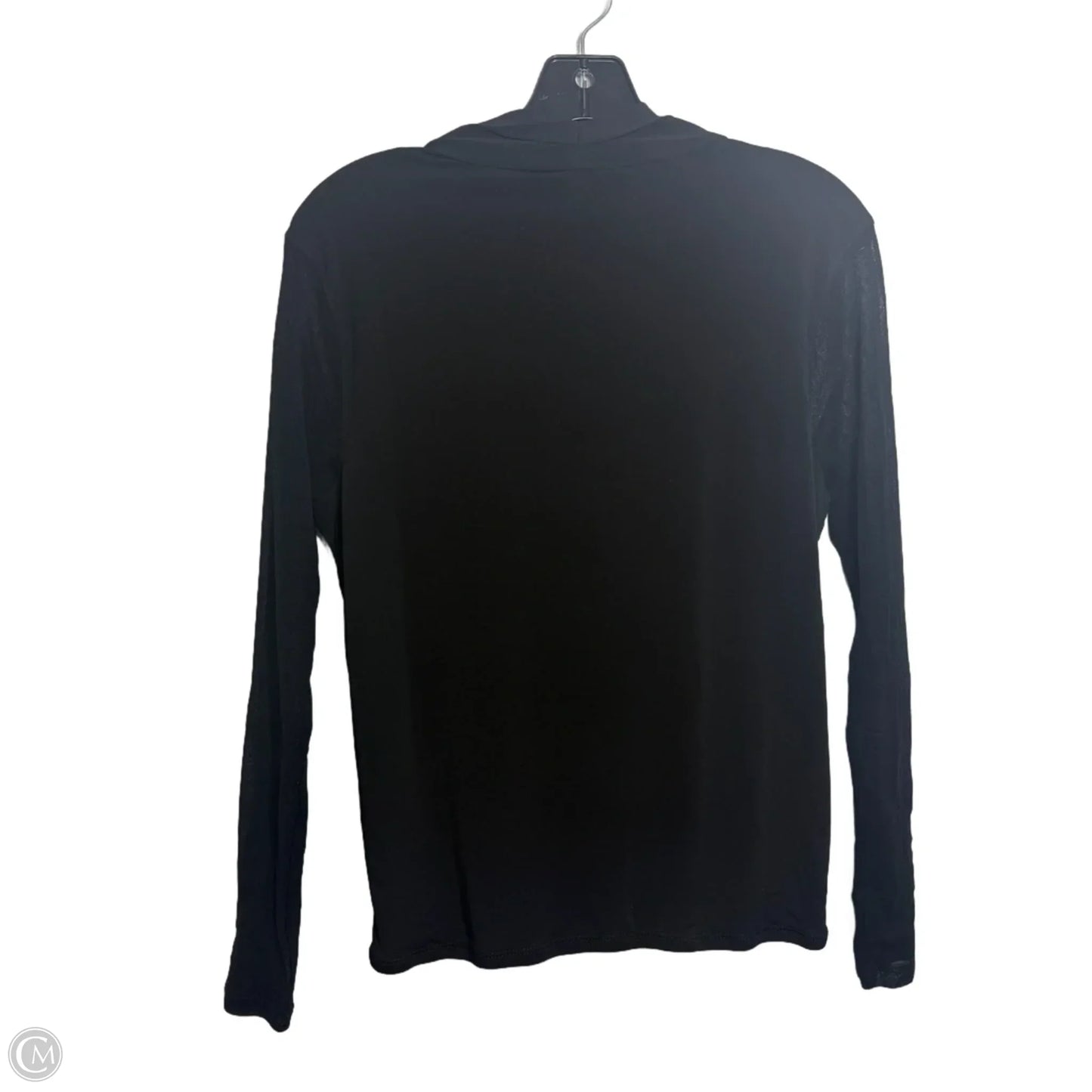 Top Long Sleeve By Tahari In Black, Size: M