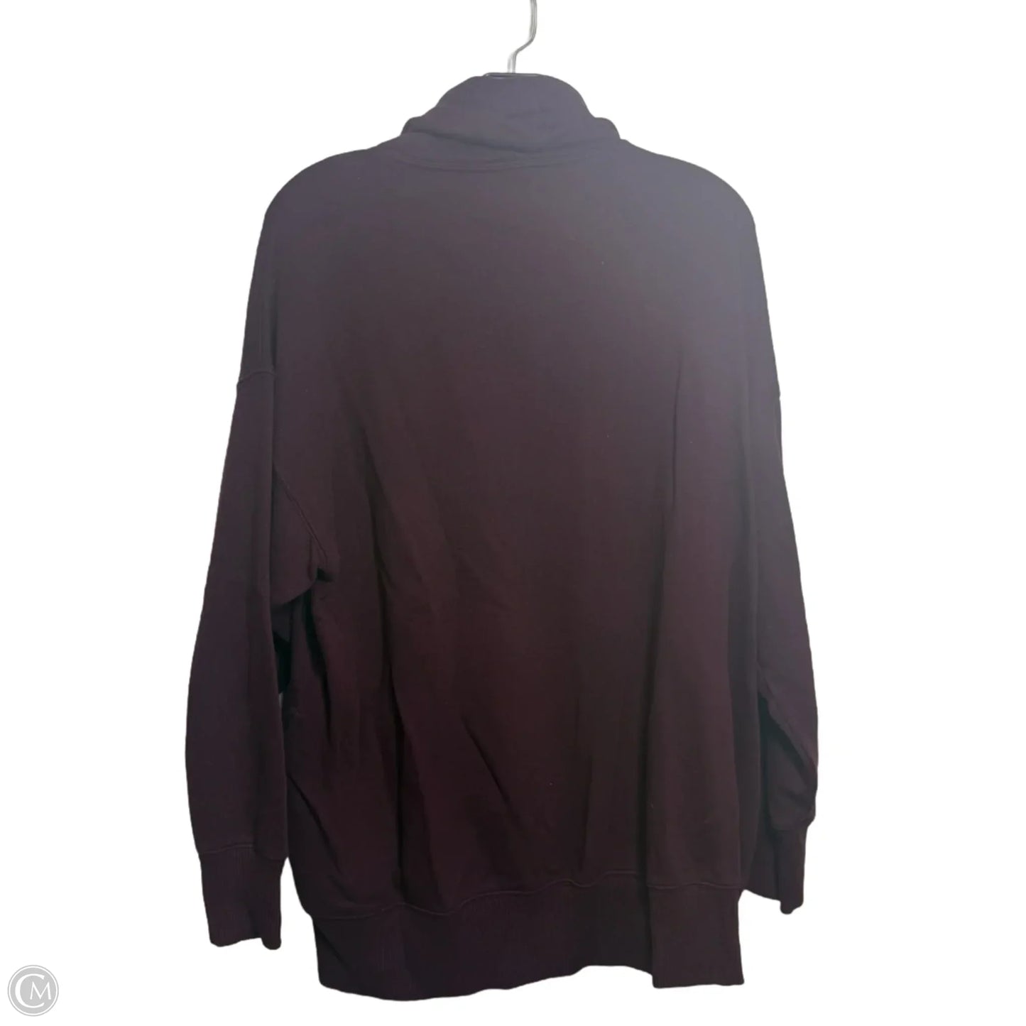 Top Long Sleeve By Aerie In Maroon, Size: M