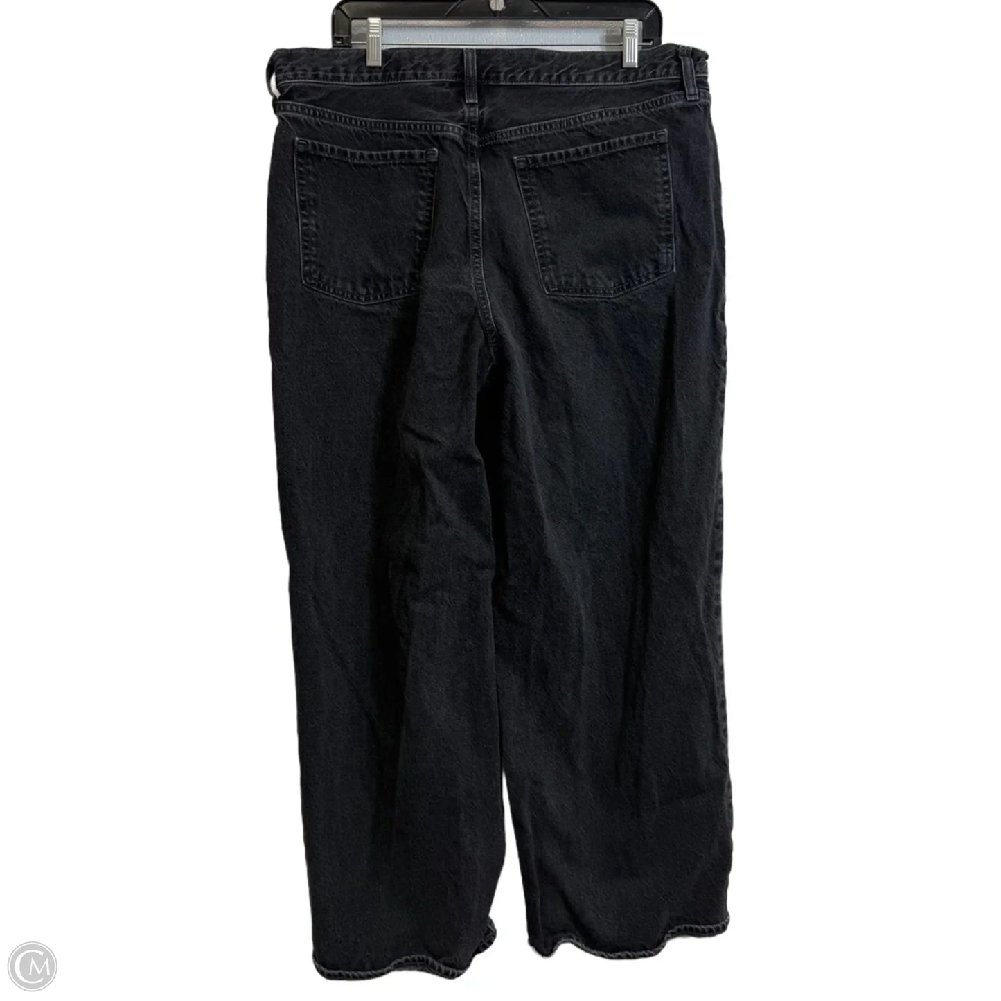 Jeans Wide Leg By Old Navy In Black Denim, Size: 14
