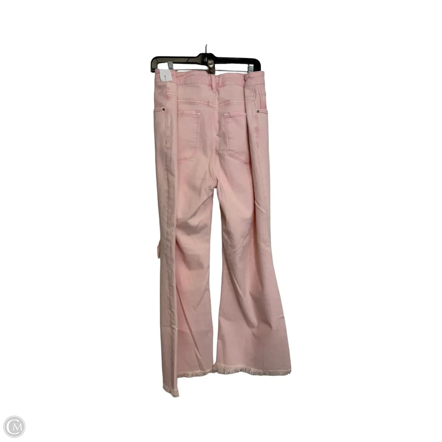 Jeans Cropped By Risen In Pink, Size: 2x