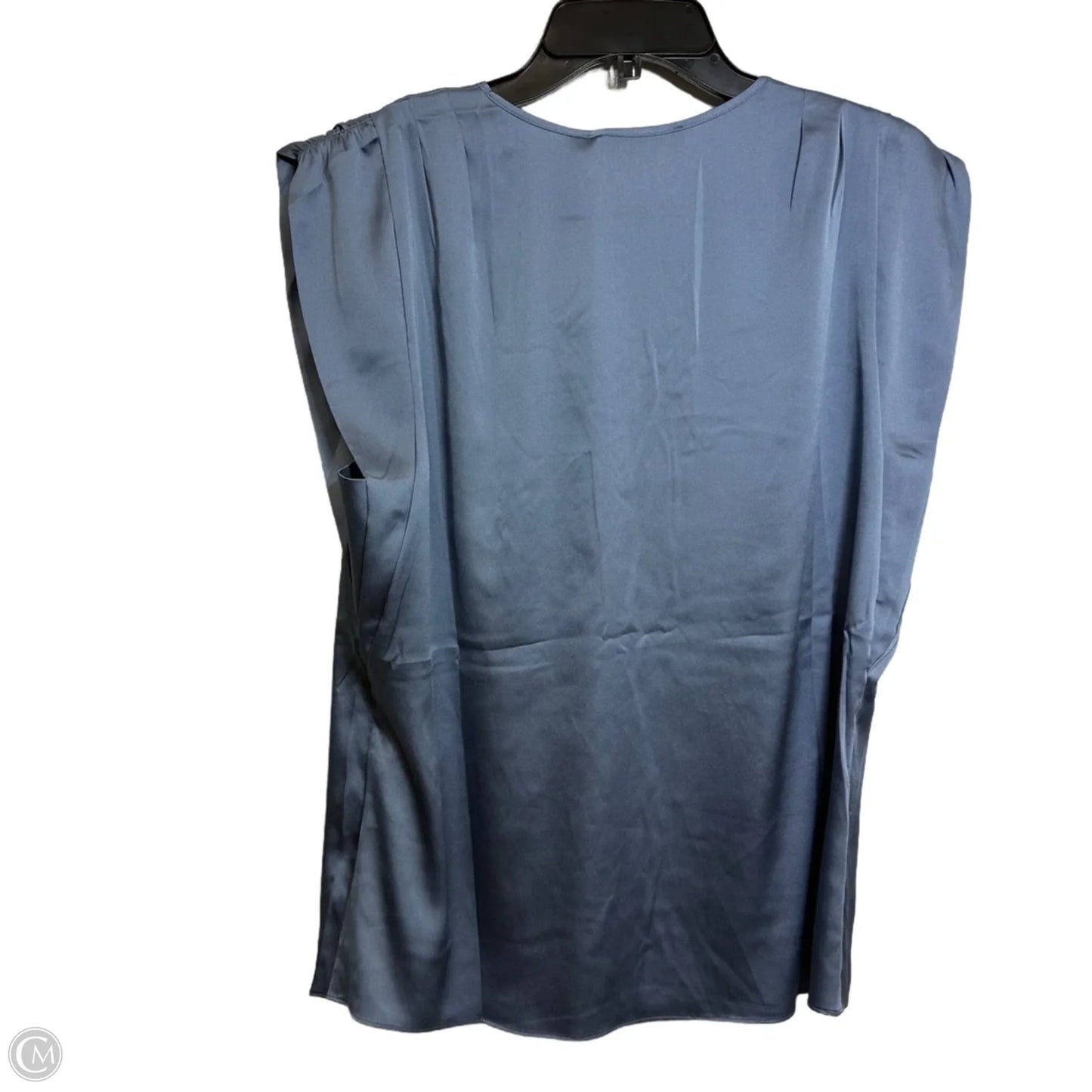 Top Short Sleeve By White House Black Market In Blue, Size: L