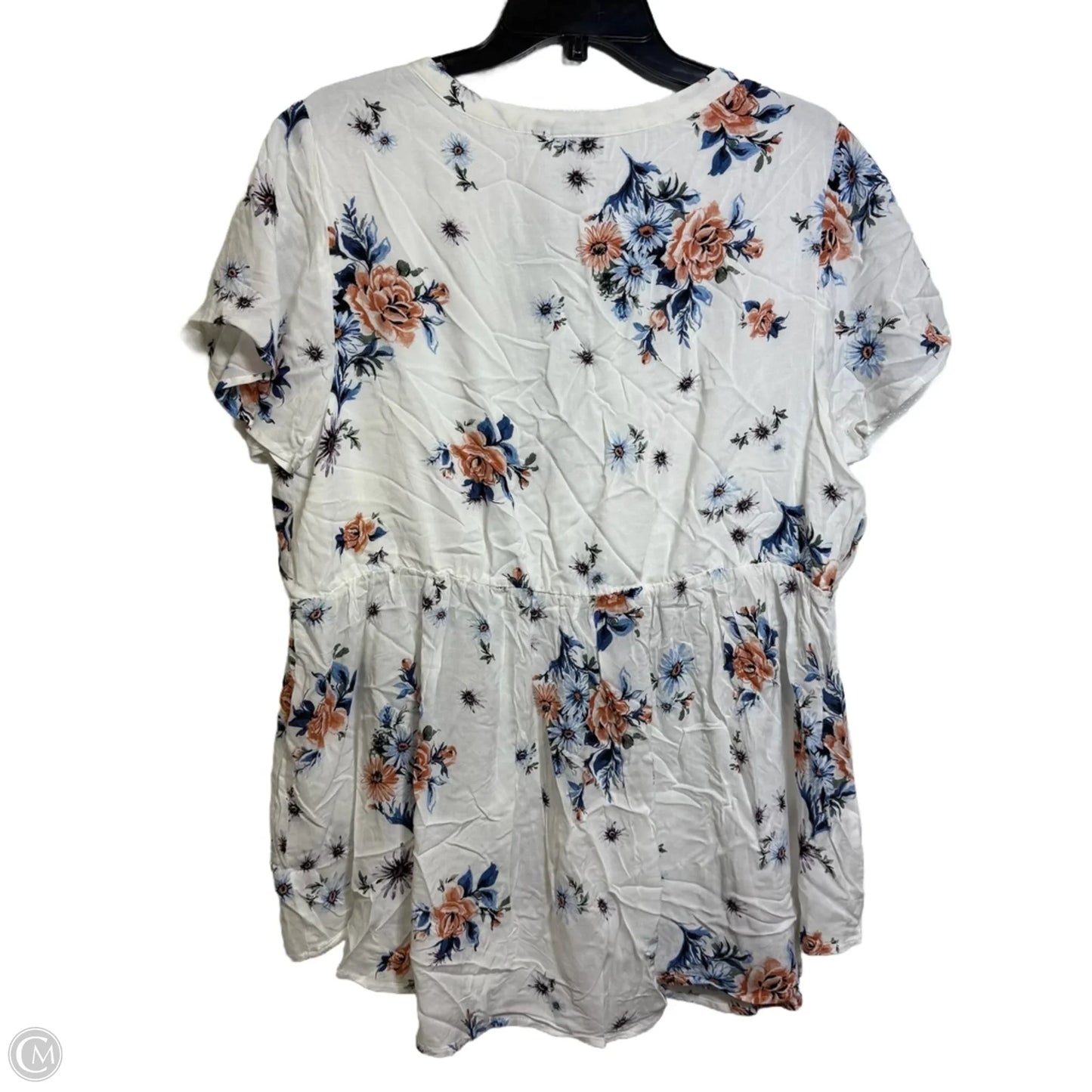 Top Short Sleeve By Torrid In Floral Print, Size: 1x
