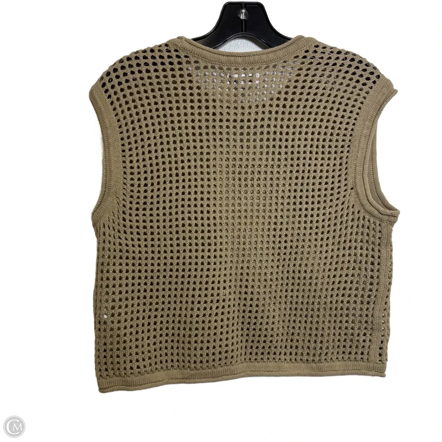 Top Sleeveless By Calvin Klein In Taupe, Size: Sp