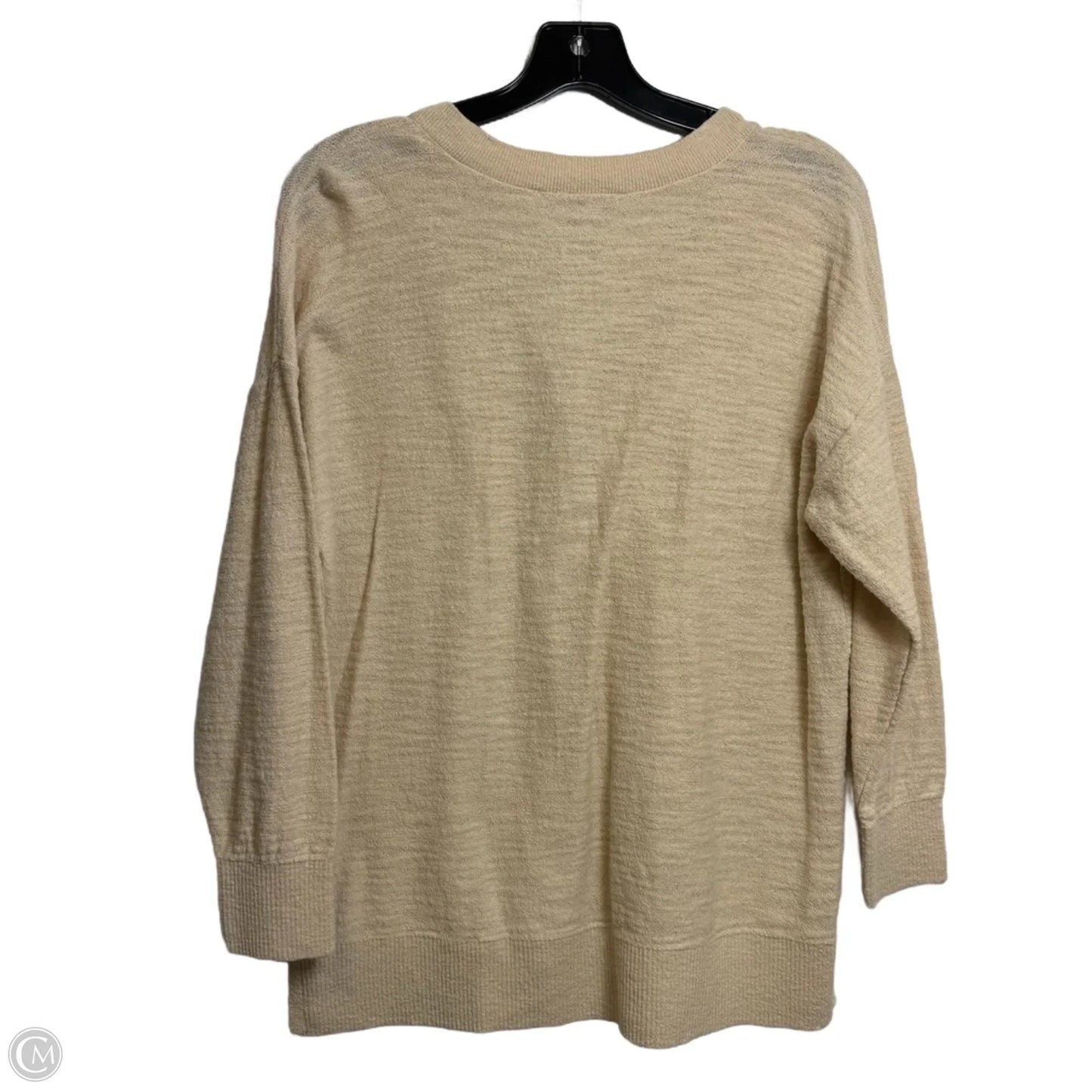 Top Long Sleeve By Loft In Beige, Size: M