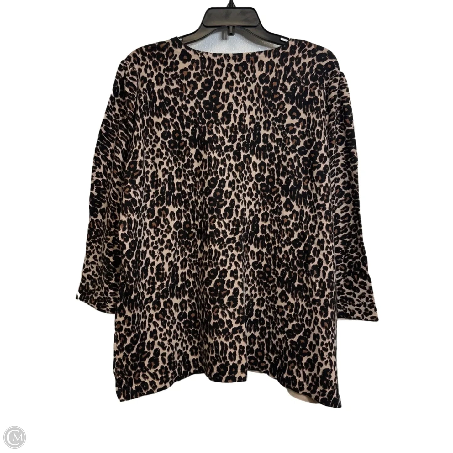 Sweater By Lane Bryant In Animal Print, Size: 2x