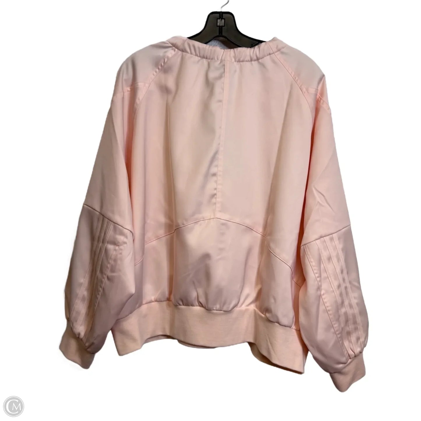 Athletic Jacket By Adidas In Peach, Size: 2x