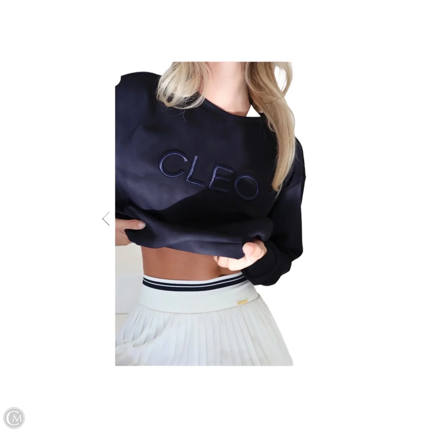 BRIGHTON Sweatshirt Crewneck By Cleo Harper In Black, Size: M