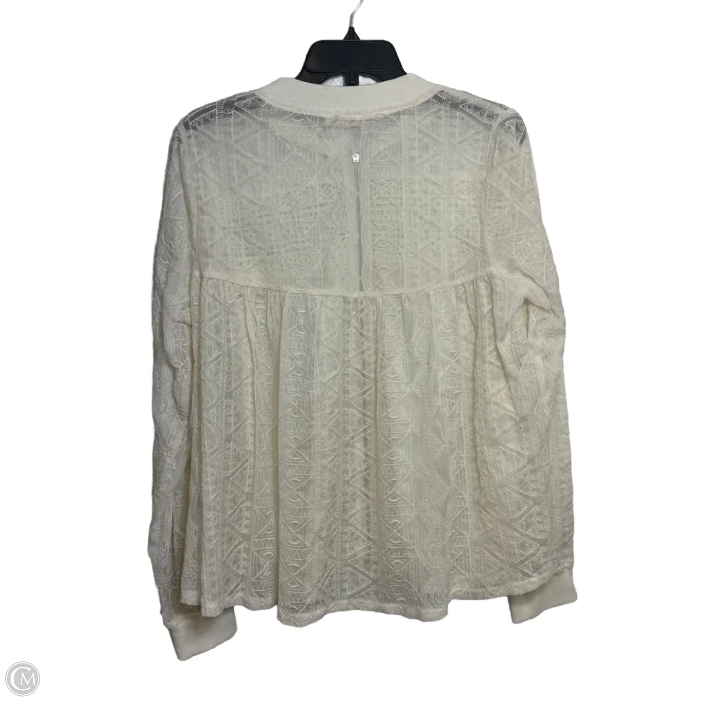 Cardigan By Mystree In Ivory, Size: L
