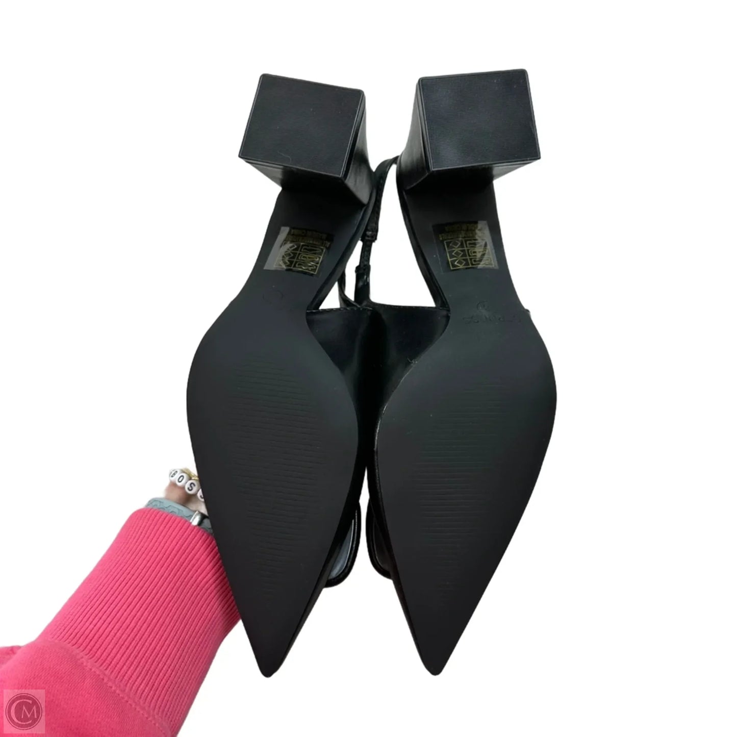 Shoes Heels Block By Clothes Mentor In Black, Size: 8