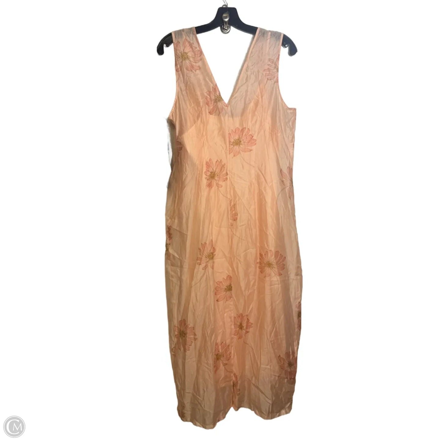 Dress Casual Midi By Future Collective In Peach, Size: 12