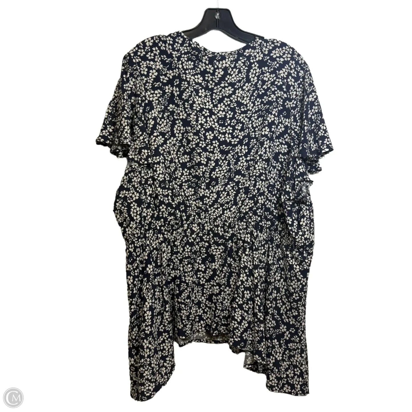 Top Short Sleeve By Torrid In Navy, Size: 3x